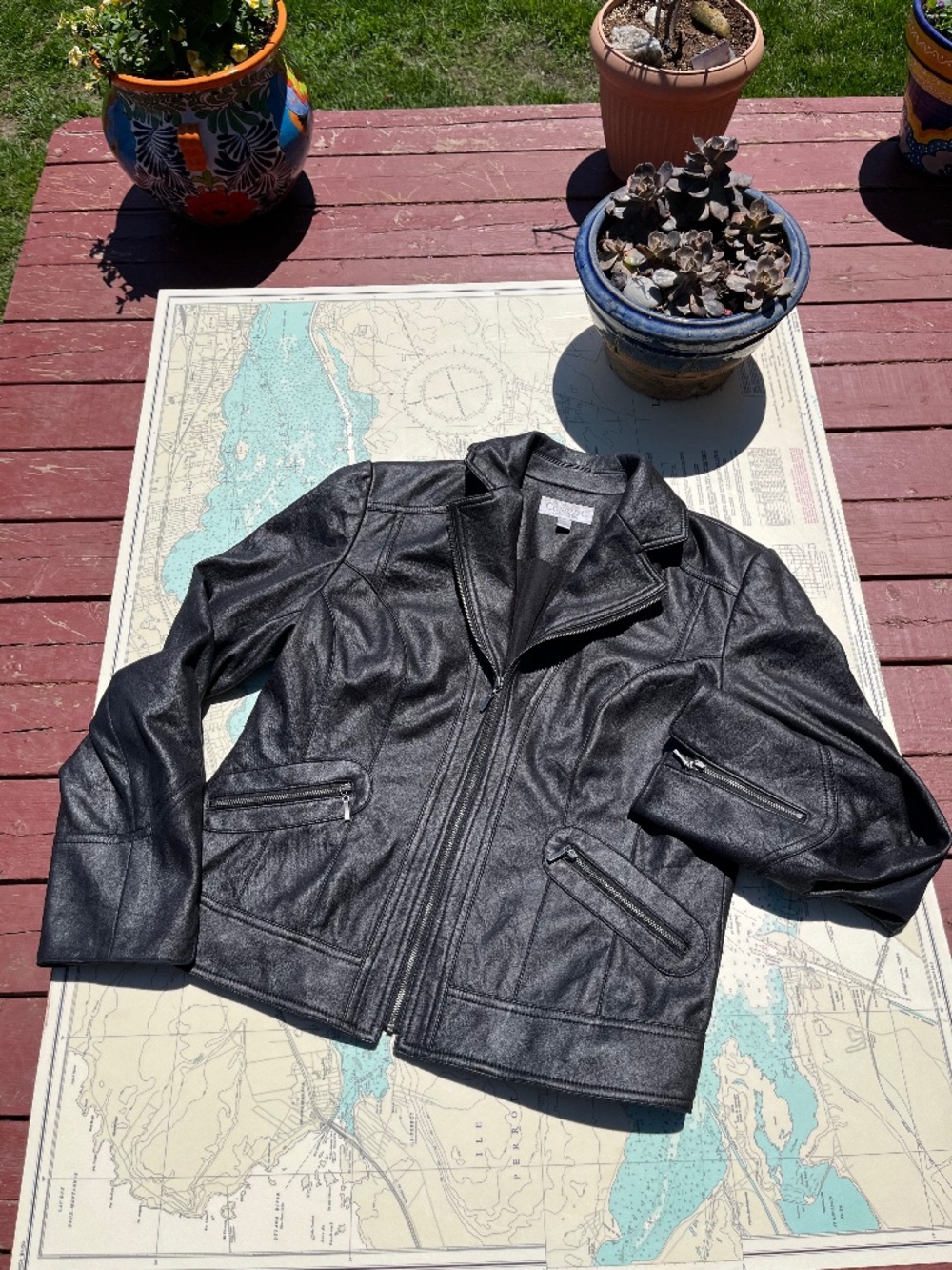 Conrad C Black Motorcycle Jacket